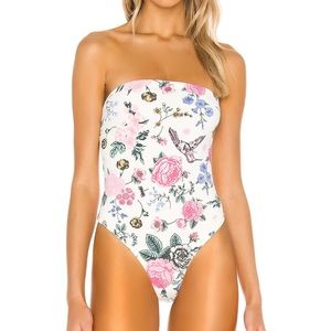 Superdown Strapless Bodysuit